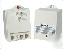 New - alarm transformer 16.5V grounded plug-in + led