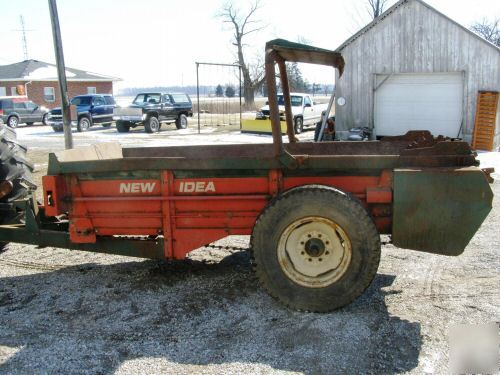 New idea manure spreader:540 pto, end gate -super shape