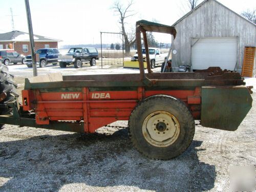 New idea manure spreader:540 pto, end gate -super shape