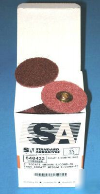 New standard abrasives 840432 surface cond. disc 25/lot