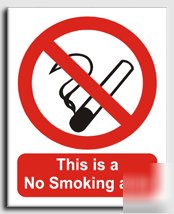 No smoking area sign-s. rigid-200X250MM(pr-025-re)