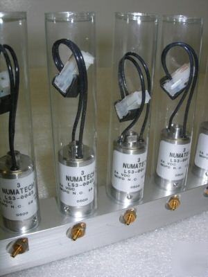 Numatech miniature pneumatic solenoid valve assembly 