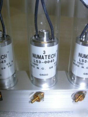 Numatech miniature pneumatic solenoid valve assembly 