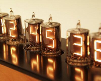 Numitron nixie tube clock numiclock X2000 with tubes