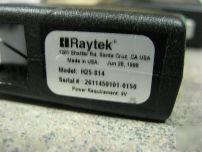 Raytek raynger st H25-814 infrared noncontact thermomer