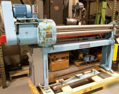 #342P niagara 4' x 16-18 ga. motorized slip roll '71