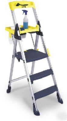 778902 3 step lightweight step stool, aluminum frame