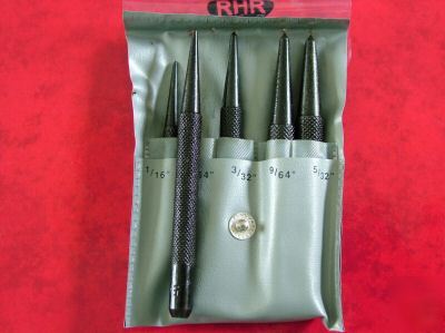 Centre punch set, 5PC , lathe, milling , drilling