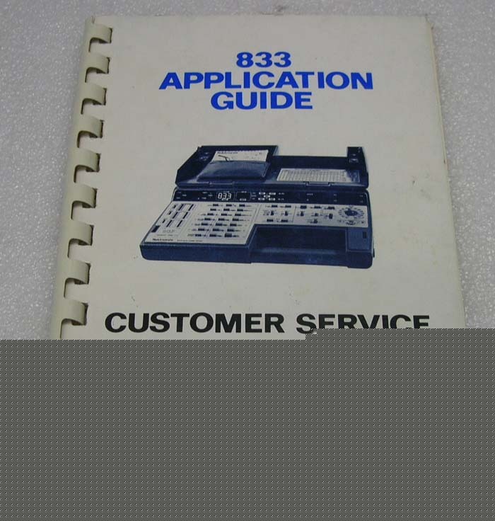 Codex tektronix 833 data comm tester application guide
