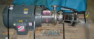 Coker c centrifugal sanitary pump w/ 50HP baldor motor