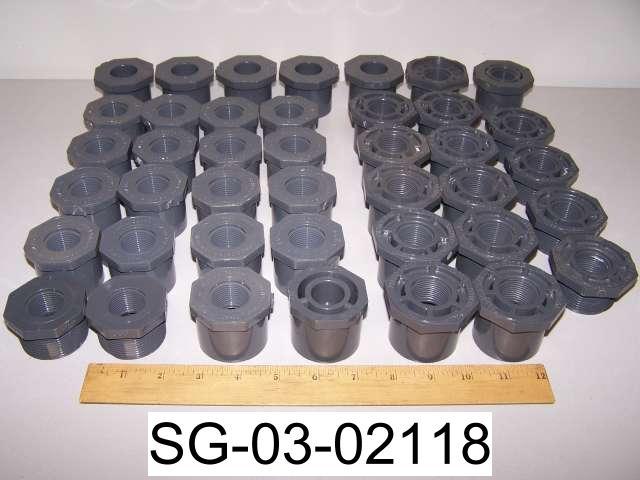 Eslon lasco 1-1/2X3/4 pvc reducer bushing fittings (41)