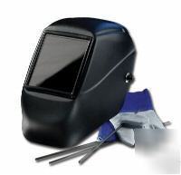 Fibre-metal futura welding helmet 24 sq.in viewing