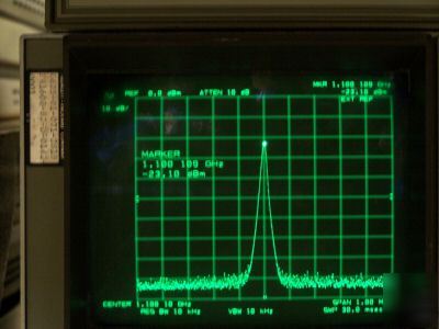 Hp 8660C + 86633B + 86602B signal generator tested