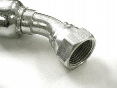 Hydraulic fitting 1/2 inch 45 degree fjic for 1/2 hose