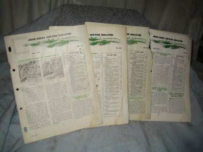 John deere vintage collector service bulletin (1953)