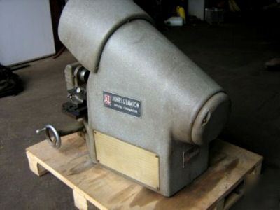 Jones & lamson optical comparator 