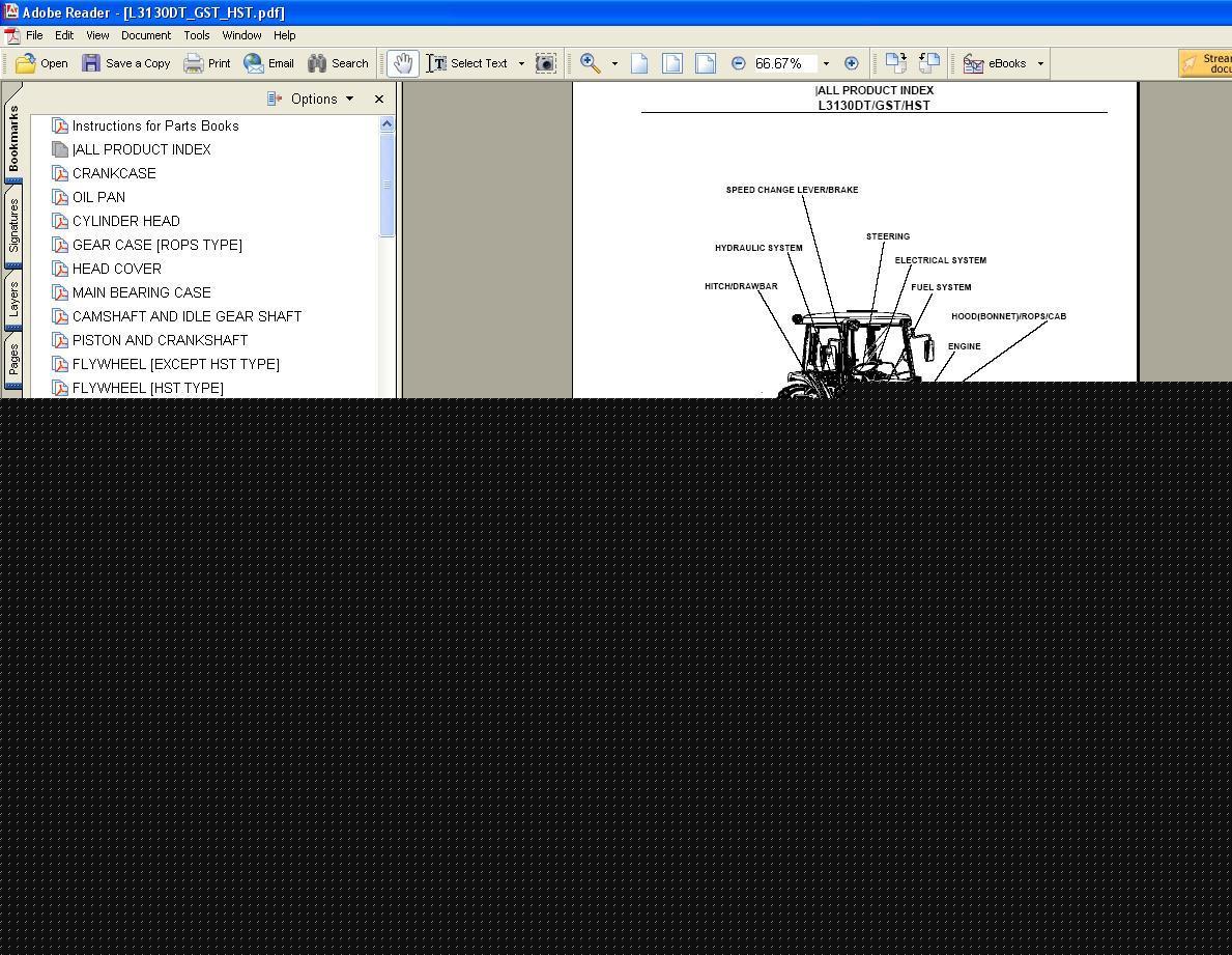 Kubota L3130 parts manual - we have other manuals