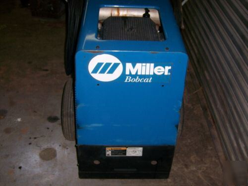 Miller bobcat 225 welder generator 100' leeds and wheel