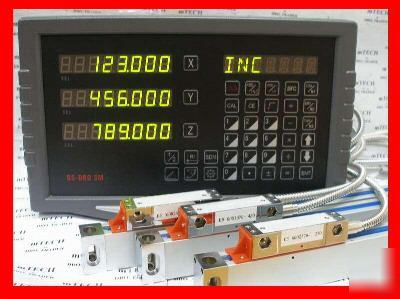 Mtech 3AXIS mill drill digital readout dro +glass scale