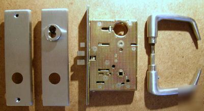 New best mortise lock class function lever rhrb w/cyl - 