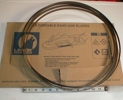 New five lennox portable band saw blades 14T 44-7/8