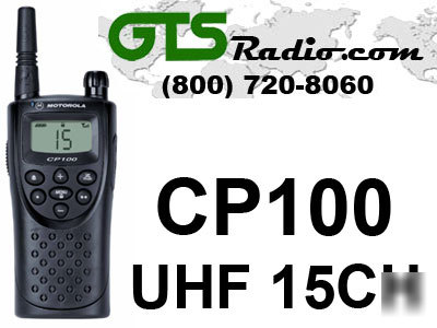 New motorola CP100 uhf 15 channel cp 100