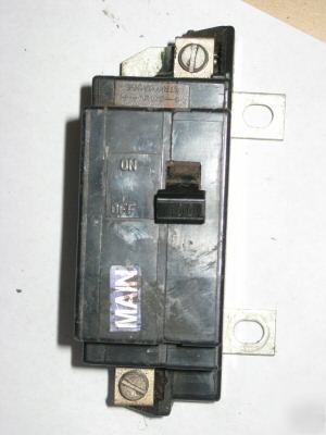 Square d QOM100VH 100 amp 2 pole breaker great shape 