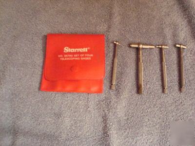 Starrett telescoping gages 4 pc.