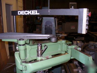 Used deckel 3-dimensional engraving machine