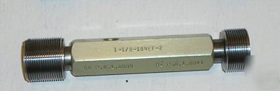 1-1/8 18 nef-2B thread gage go nogo 1.125 southern gage