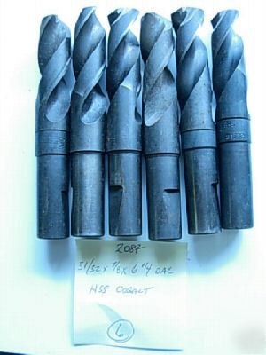 31/32 stub drills (reduced shank) cobalt usa lot 2087