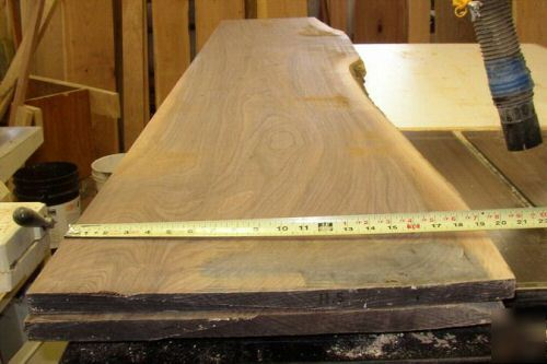 Giant black walnut bookmatched lumber,19 