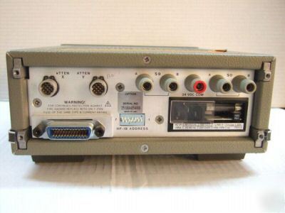 Hp agilent 11713A attenuator / switch driver warranty 