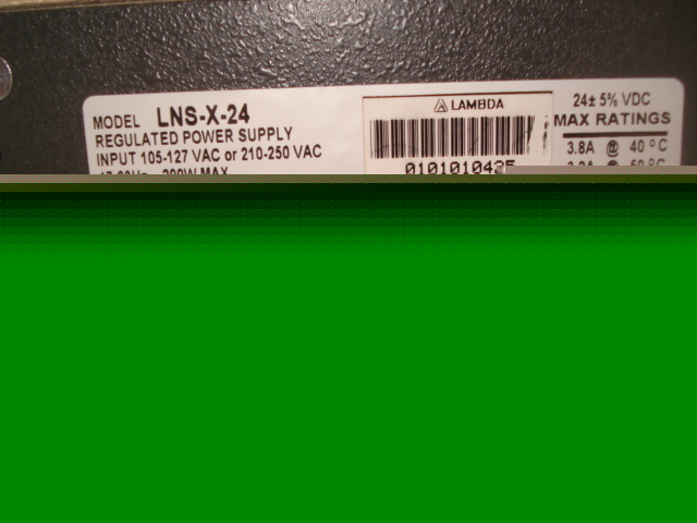 Lambda lns-x-24 triple output power supply 24 volts dc