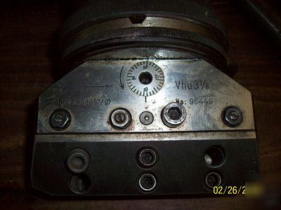 Lot of 3 narex vhu offset boring heads w/holders, etc