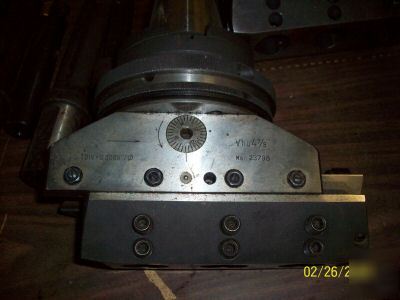 Lot of 3 narex vhu offset boring heads w/holders, etc