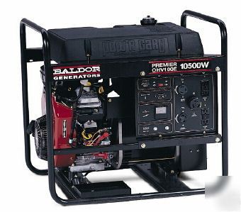 New baldor OHV10E 10,500 watt portable generator