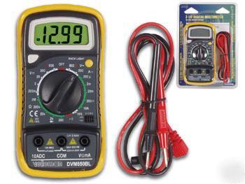 New veleman DVM850BL multimeter 3 1/2 digital dmm 10A 