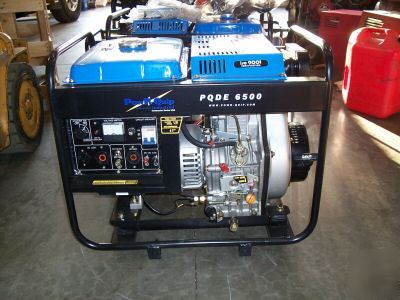 Pow r quip diesel generator 6500 watt