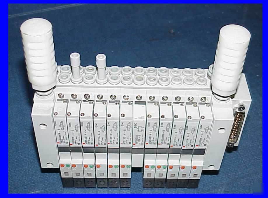 Smc 12 port pneumatic valve control center