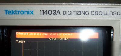 Tektronix 11403A 3GHZ digital oscillopscope + 11A34