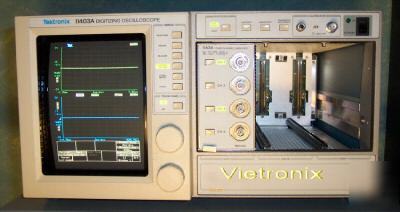 Tektronix 11403A 3GHZ digital oscillopscope + 11A34