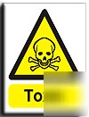 Toxic sign-semi rigid-300X400MM(wa-119-rm)