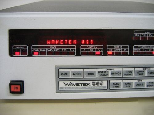 Wavetek 859 programmable pulse generator nicest on ebay