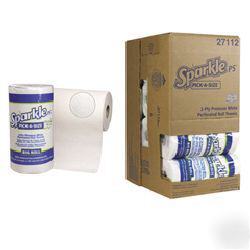 Sparkle pick-a-size perforated paper towels gpc 271-12