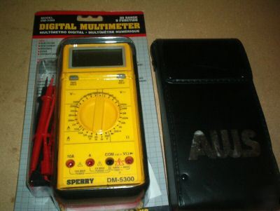 Sperry digital multimeter dm-5300 30 range 9 function 