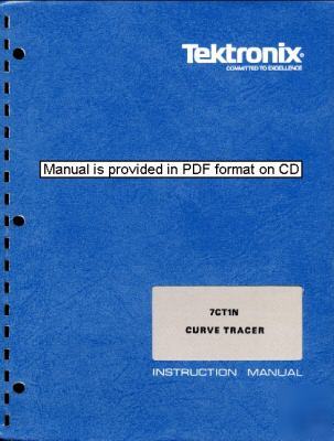 Tek tektronix 7CT1N service & operation manual