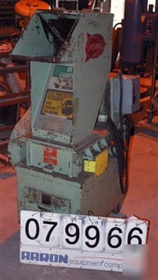 Used: nelmor granulator, model G10121M1. 3 bolt-on blad