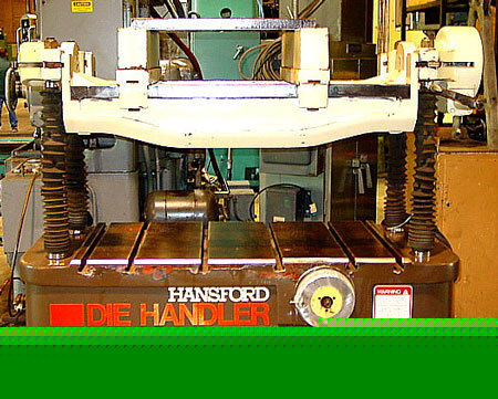 3000LB die flipper, hansford 1020 