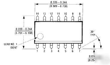 DM74LS32M national quad 2-input or gates lot of 230